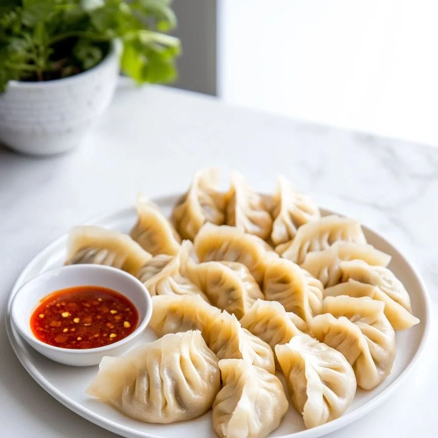 Mutton stem momo half